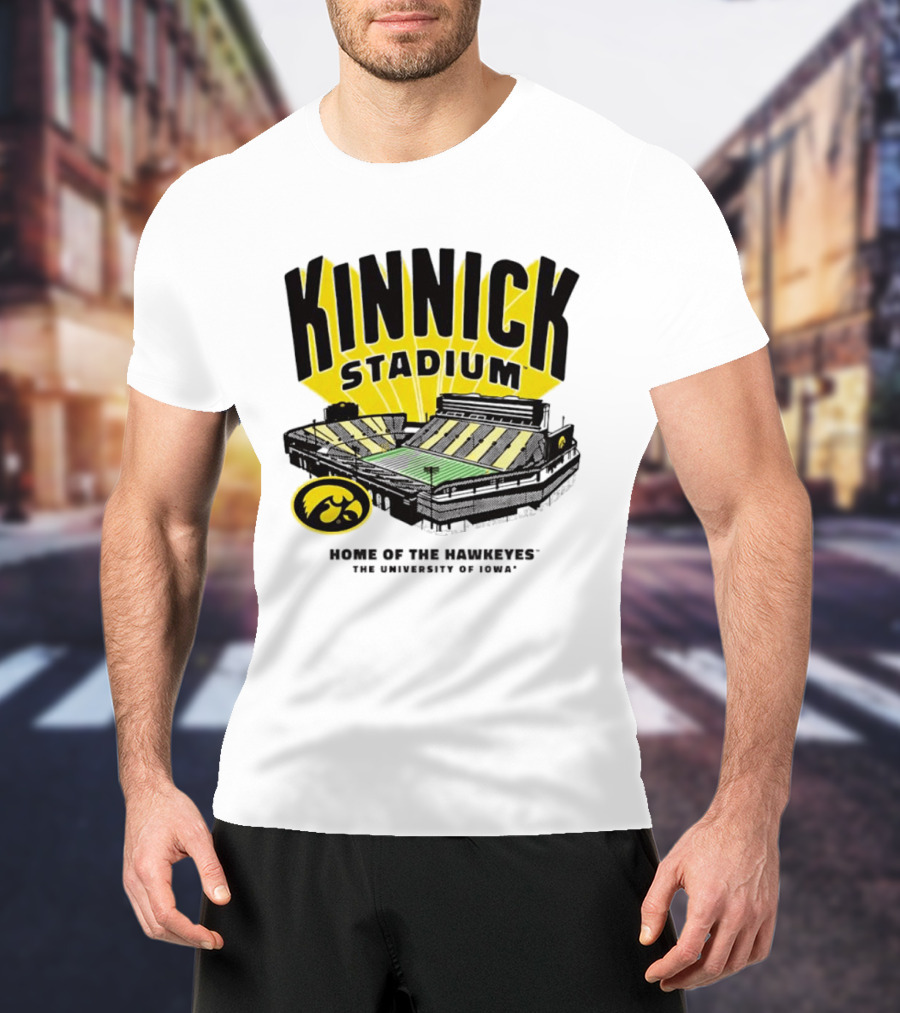 Kinnick Stadium Home Of The Hawkeyes University Of Iowa Football T-Shirt