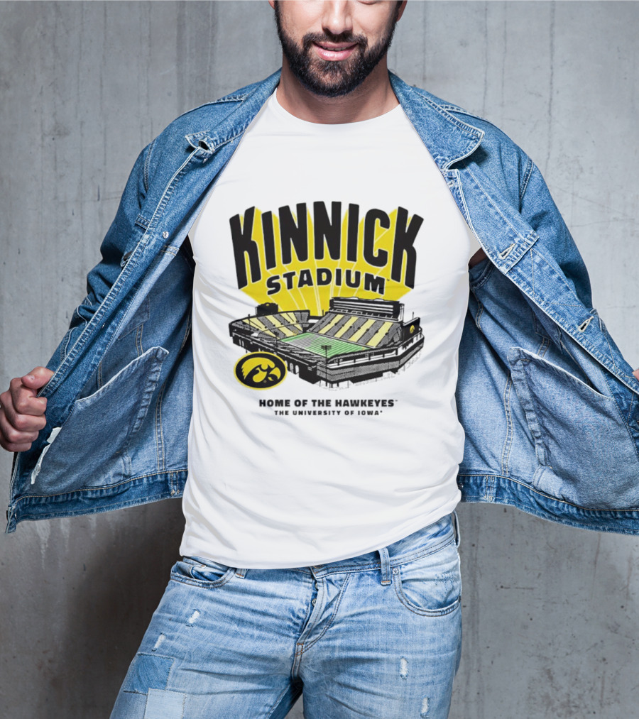 Kinnick Stadium Home Of The Hawkeyes University Of Iowa Football T-Shirt