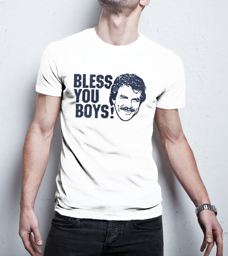 Bless You Boys Tom Selleck Detroit Tigers T-Shirt