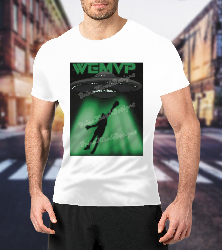 WEMVP Wemby Alien UFO San Antonio Spurs Basketball NBA 2026 T-Shirt