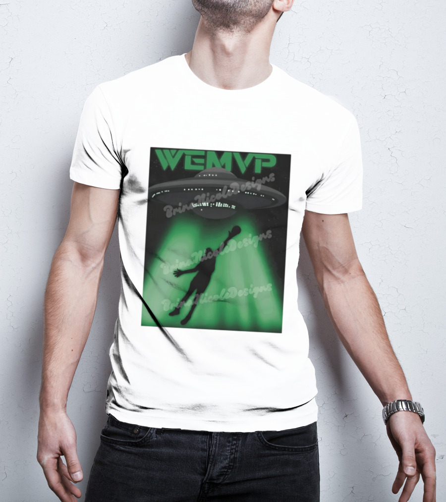 WEMVP Wemby Alien UFO San Antonio Spurs Basketball NBA 2026 T-Shirt