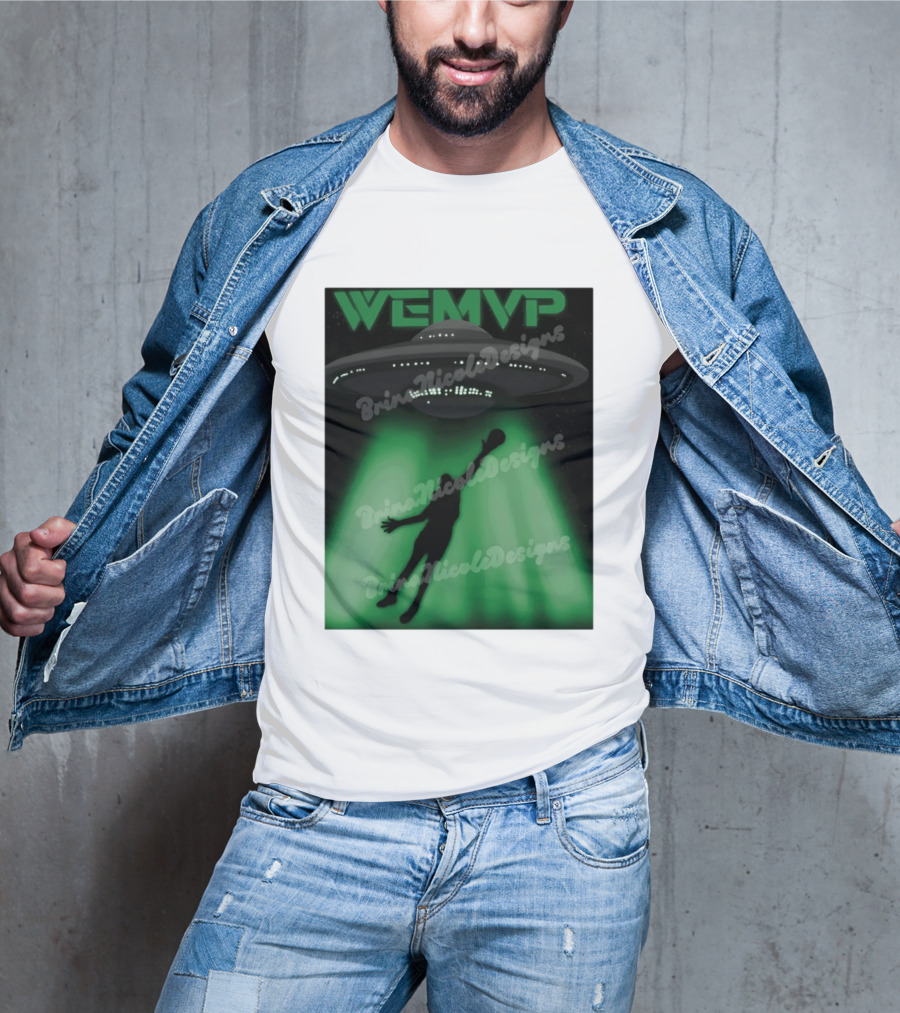 WEMVP Wemby Alien UFO San Antonio Spurs Basketball NBA 2026 T-Shirt
