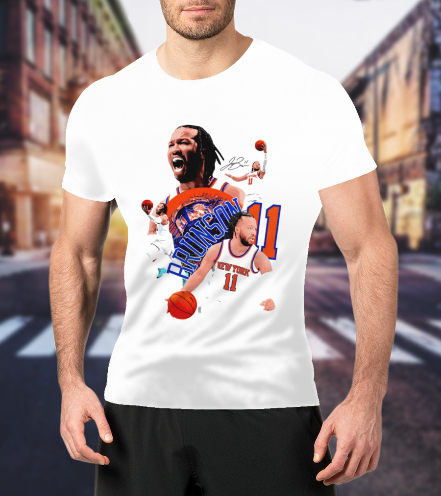 Jalen Brunson New York Knicks 11 Basketball Star T-Shirt