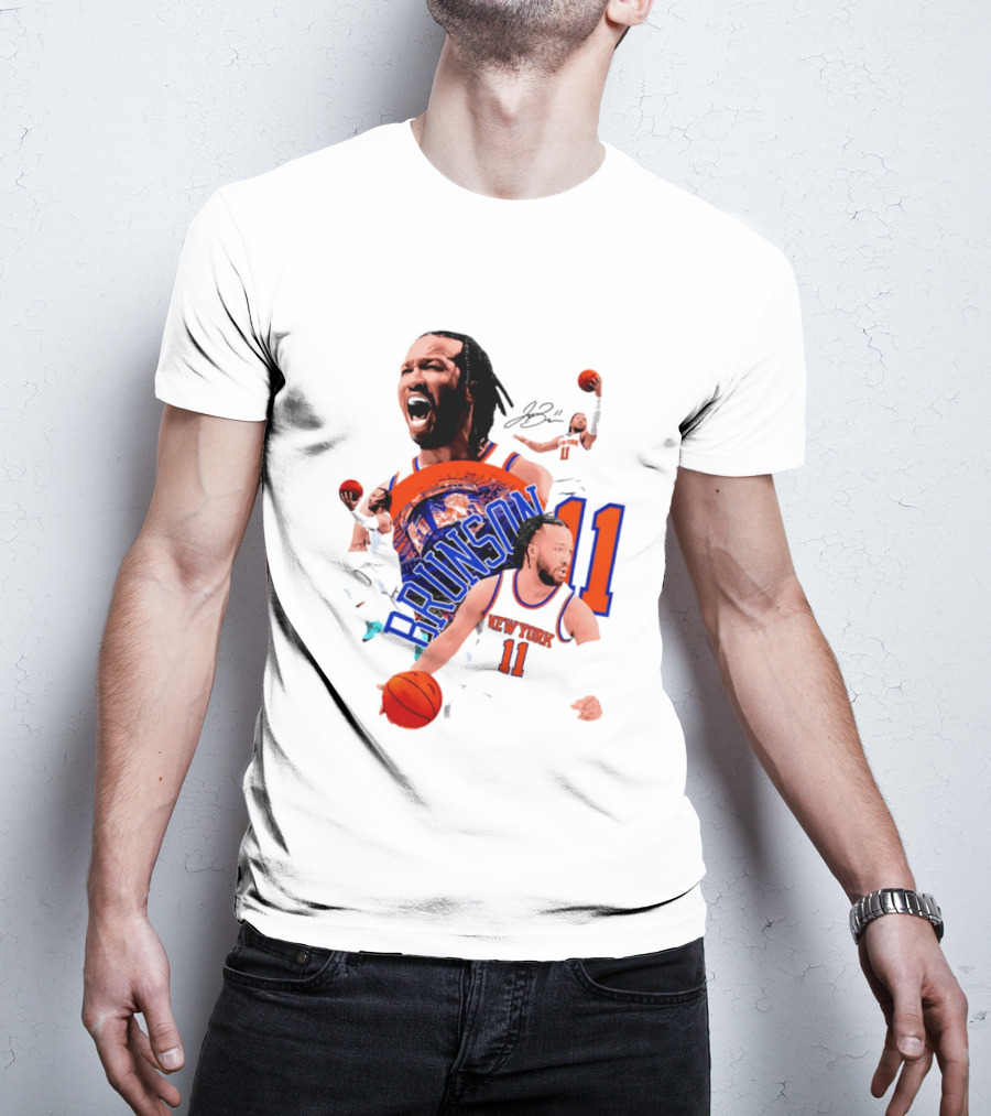 Jalen Brunson New York Knicks 11 Basketball Star T-Shirt