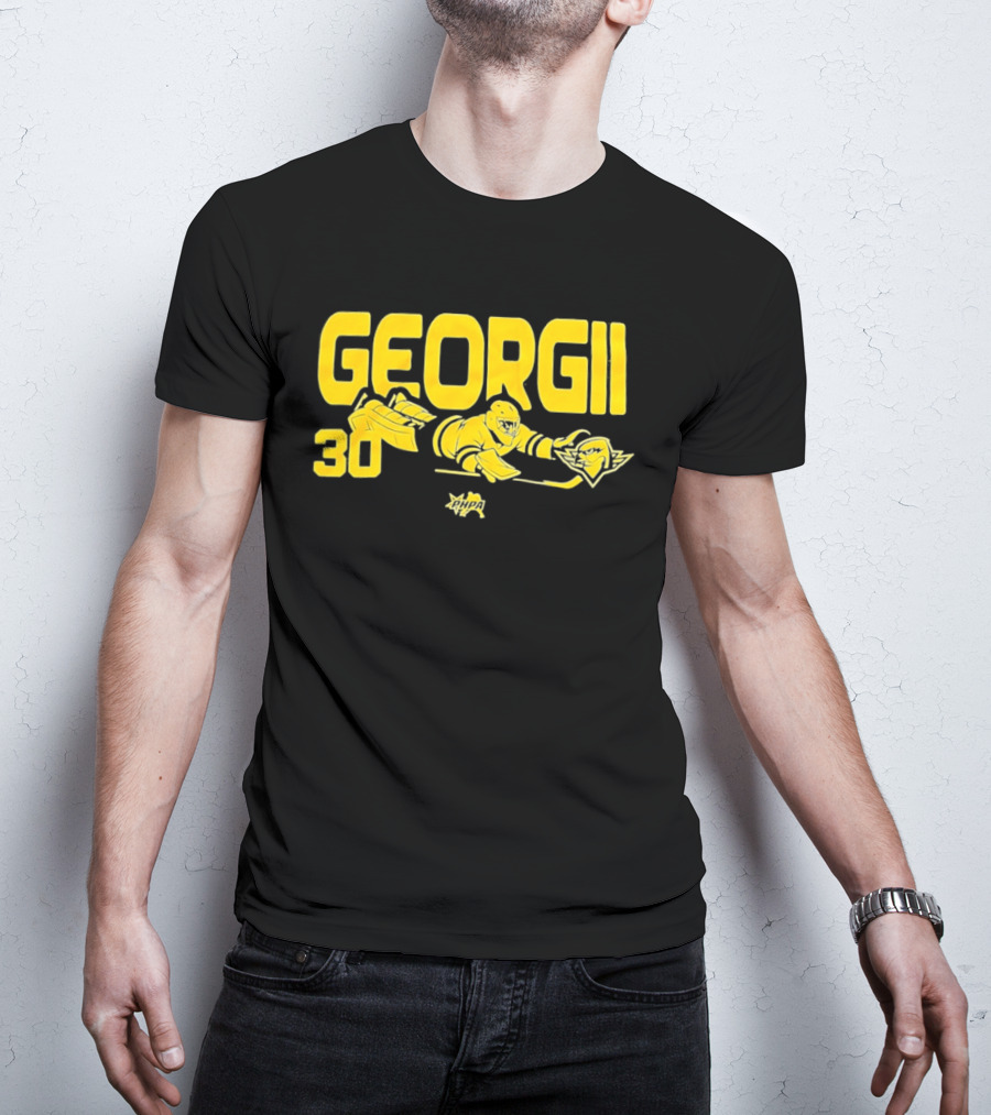 Georgii Romanov 30 Springfield Thunderbirds Hockey Player T-Shirt