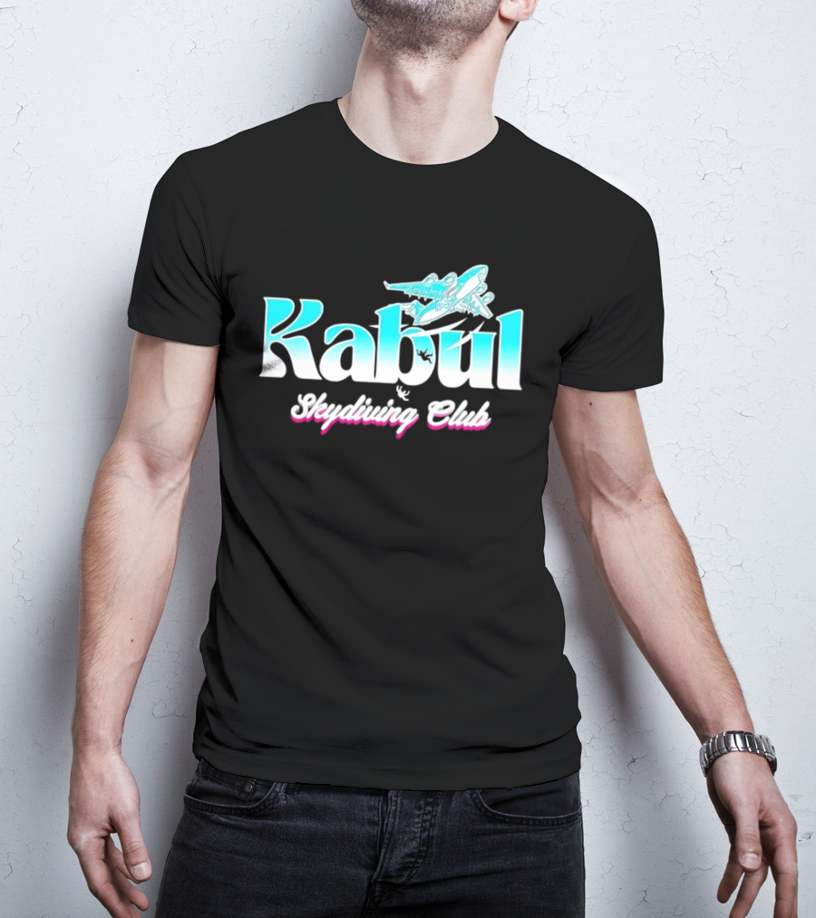 Kabul Skydiving Club Airplane Adventure T-Shirt