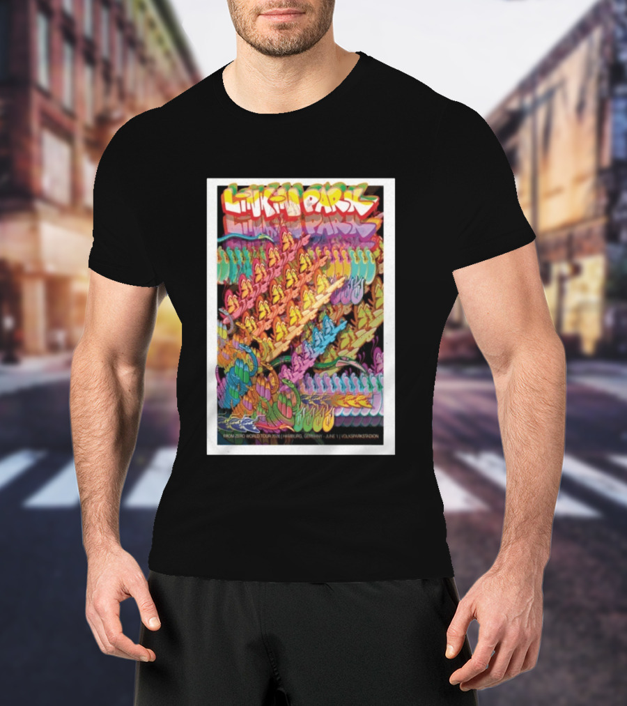 Linkin Park From Zero World Tour 2026 Hamburg Germany June 1 Volksparkstadion T-Shirt