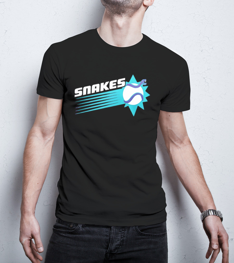 Arizona Snakes Baseball Team Serpentine T-Shirt