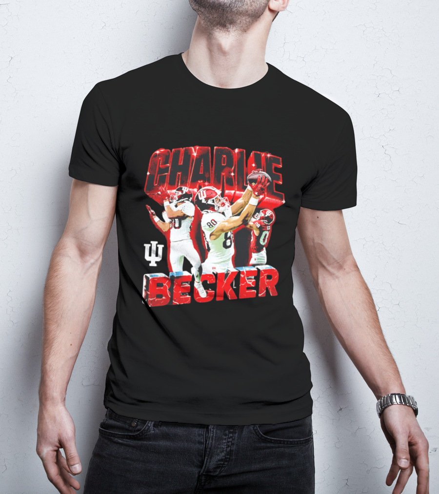 Charlie Becker Indiana Hoosiers Football 90s IU T-Shirt