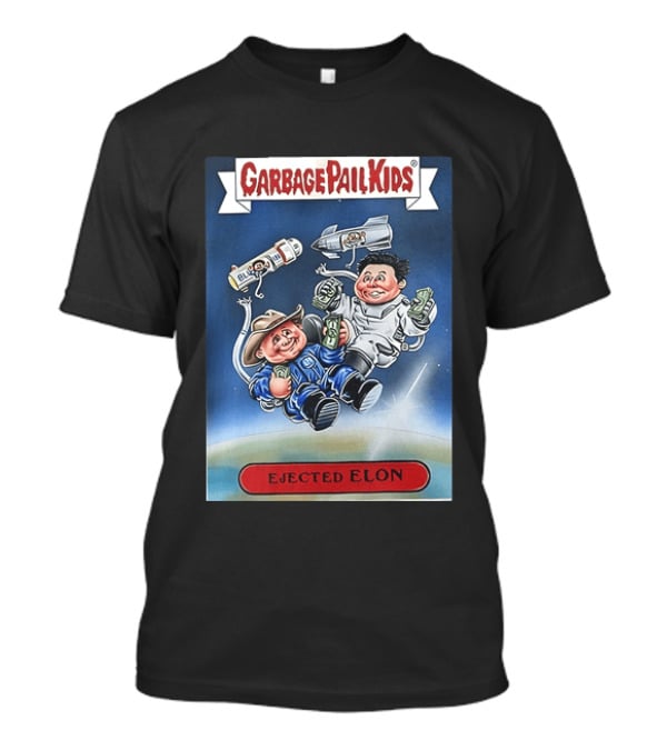 Garbage Pail Kids Ejected Elon Donald Trump And Elon Musk T-Shirt