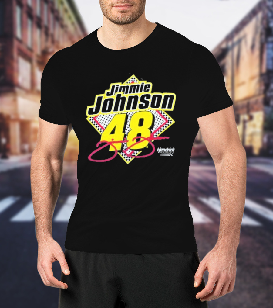 Hendrick Motorsports Jimmie Johnson 48 Racing Team NASCAR Fan T-Shirt