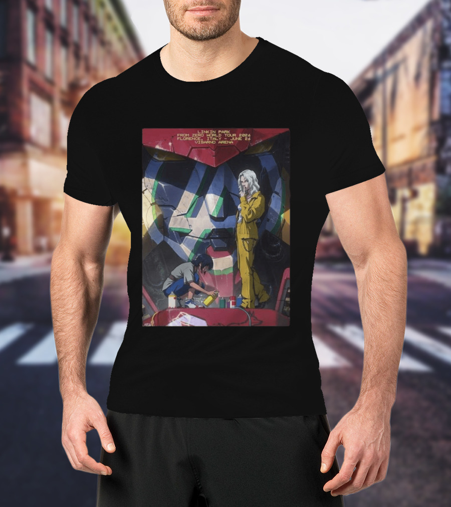 Linkin Park From Zero World Tour 2026 Florence Italy June 26 Visarno Arena T-Shirt
