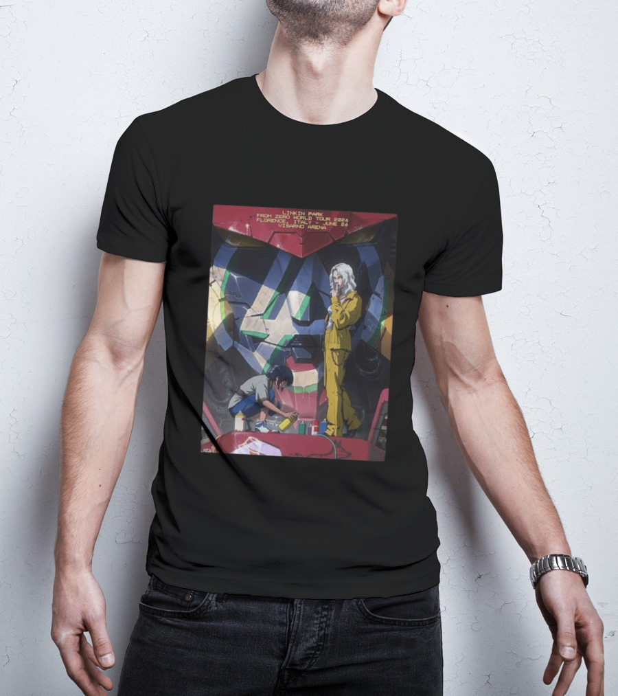 Linkin Park From Zero World Tour 2026 Florence Italy June 26 Visarno Arena T-Shirt