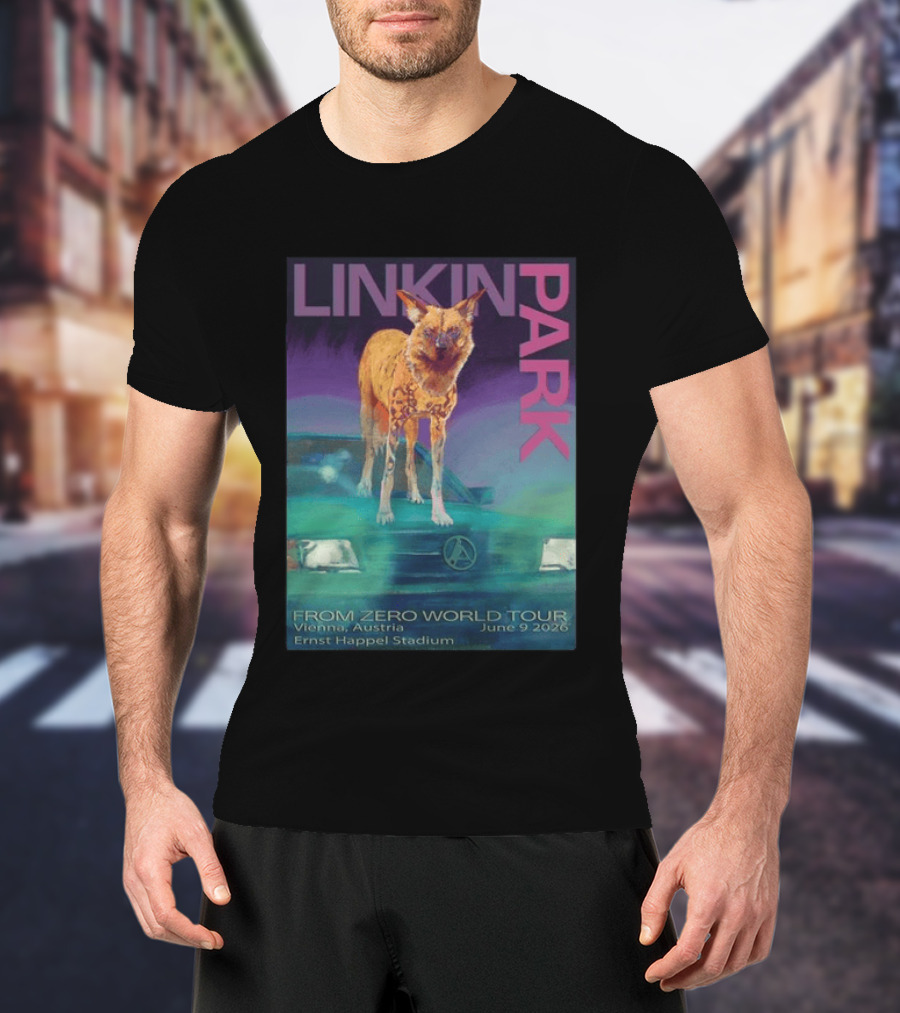 Linkin Park From Zero World Tour 2026 Vienna Austria June 9 Ernst Happel Stadium T-Shirt