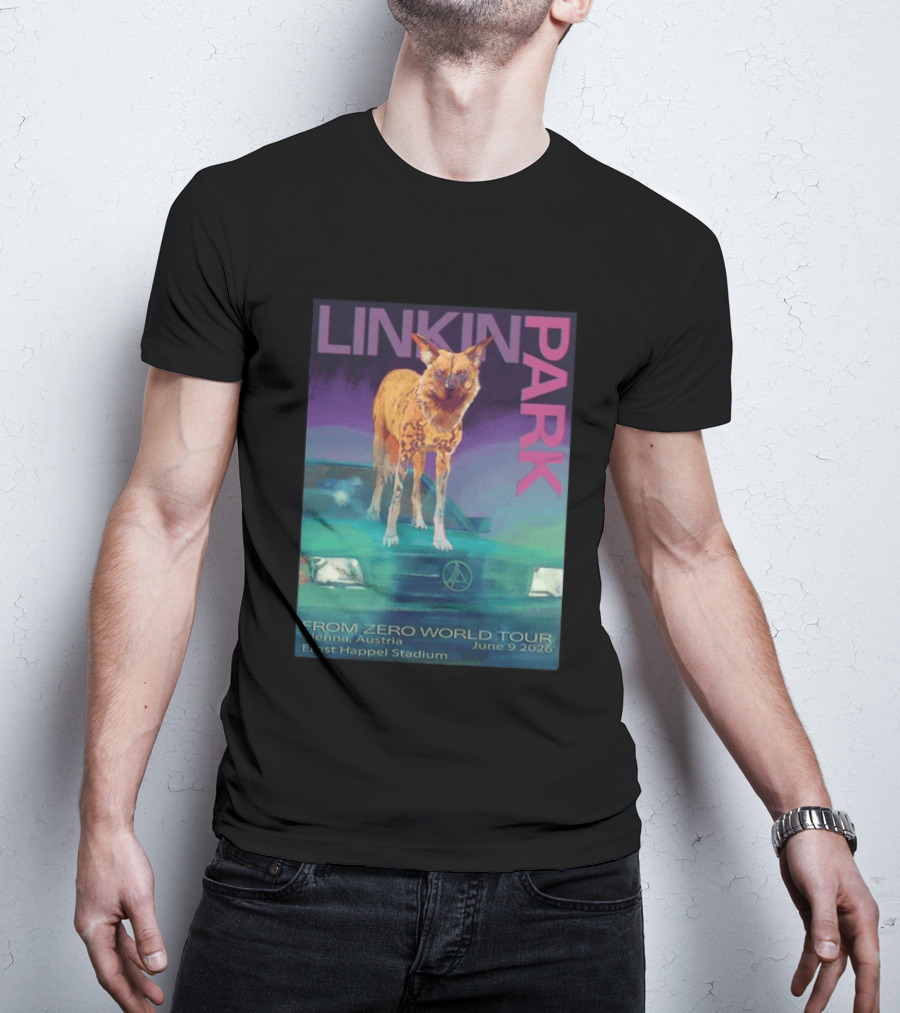 Linkin Park From Zero World Tour 2026 Vienna Austria June 9 Ernst Happel Stadium T-Shirt