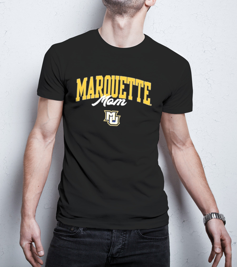 Marquette Golden Eagles Mom MU Logo Summit Sportswear T-Shirt