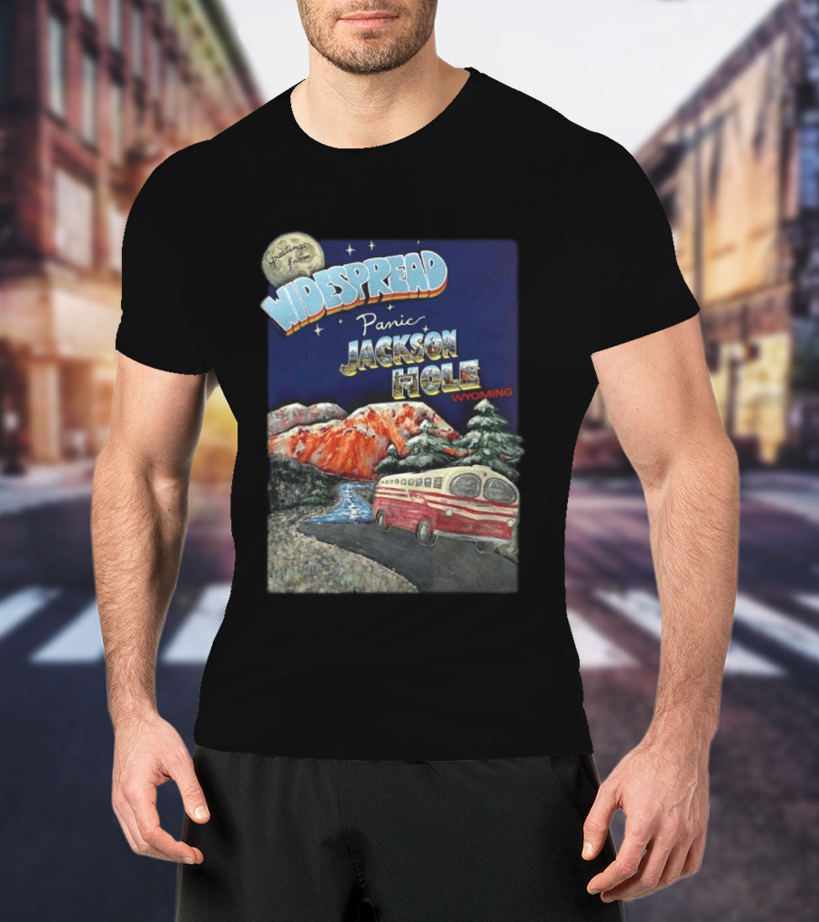 Greetings From Widespread Panic Jackson Hole Wyoming July 5 2026 Show Announce T-Shirt