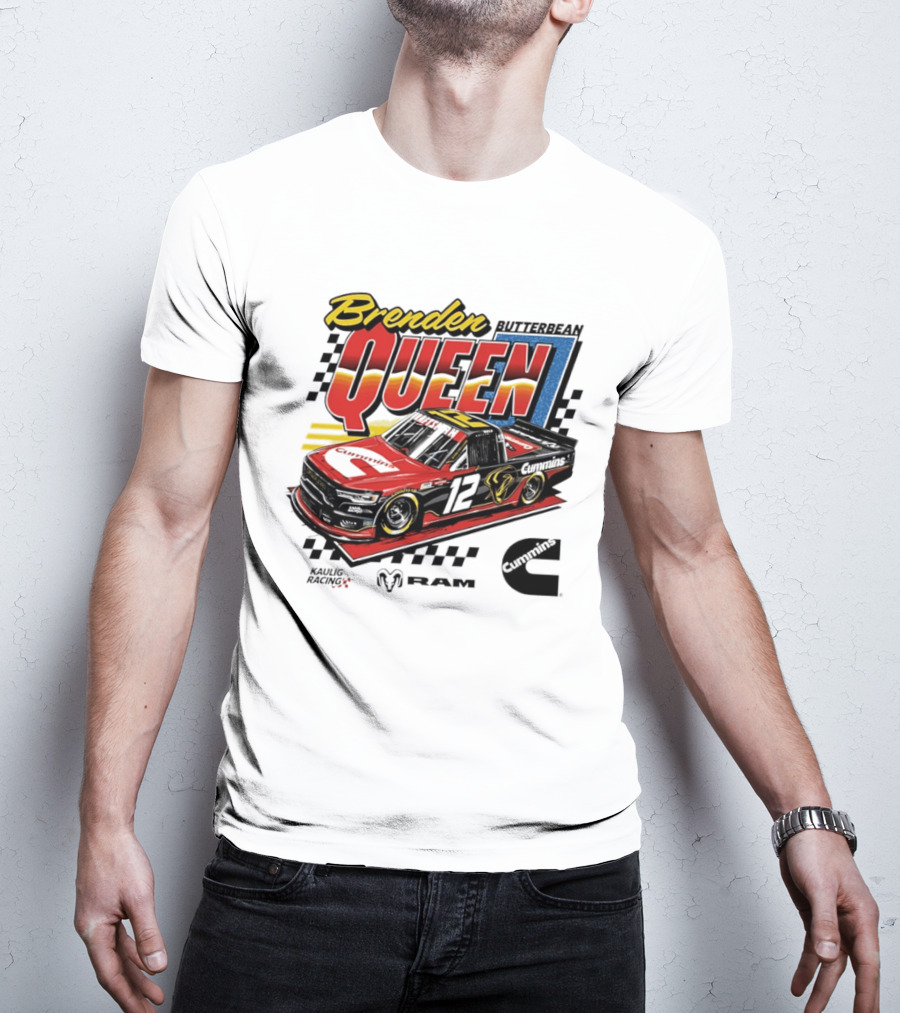 Brenden Queen Butterbean Kaulig Racing Craftsman Cummins Truck 12 RAM T-Shirt