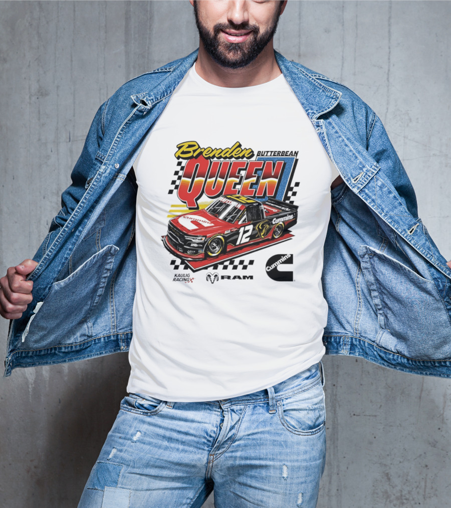 Brenden Queen Butterbean Kaulig Racing Craftsman Cummins Truck 12 RAM T-Shirt