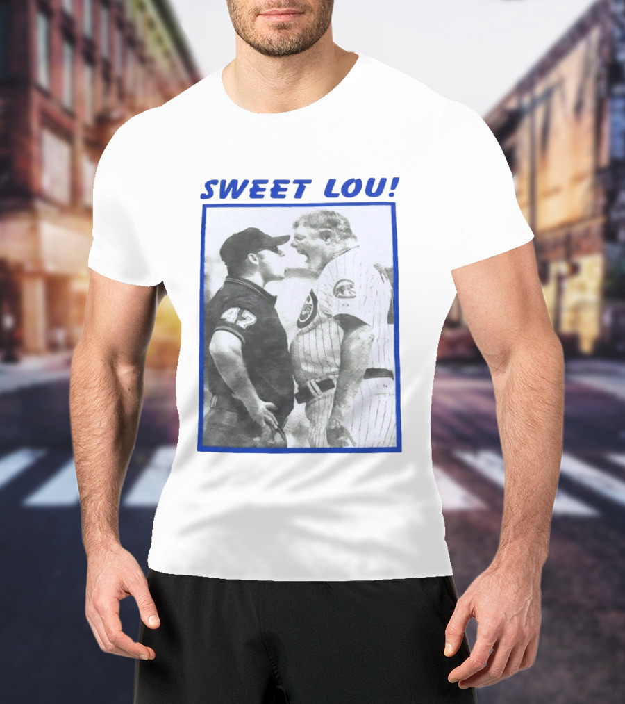 Sweet Lou Piniella Chicago Cubs MLB Umpire Confrontation T-Shirt