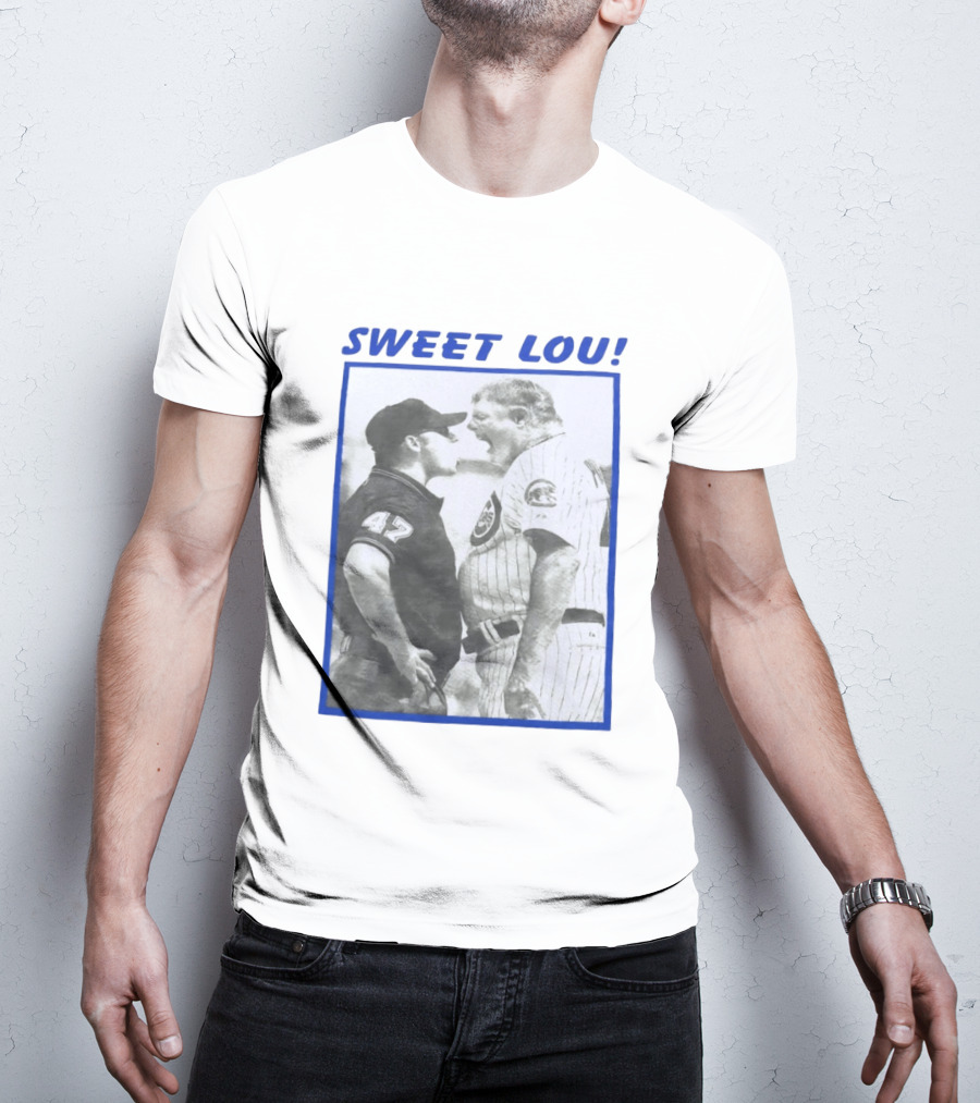 Sweet Lou Piniella Chicago Cubs MLB Umpire Confrontation T-Shirt