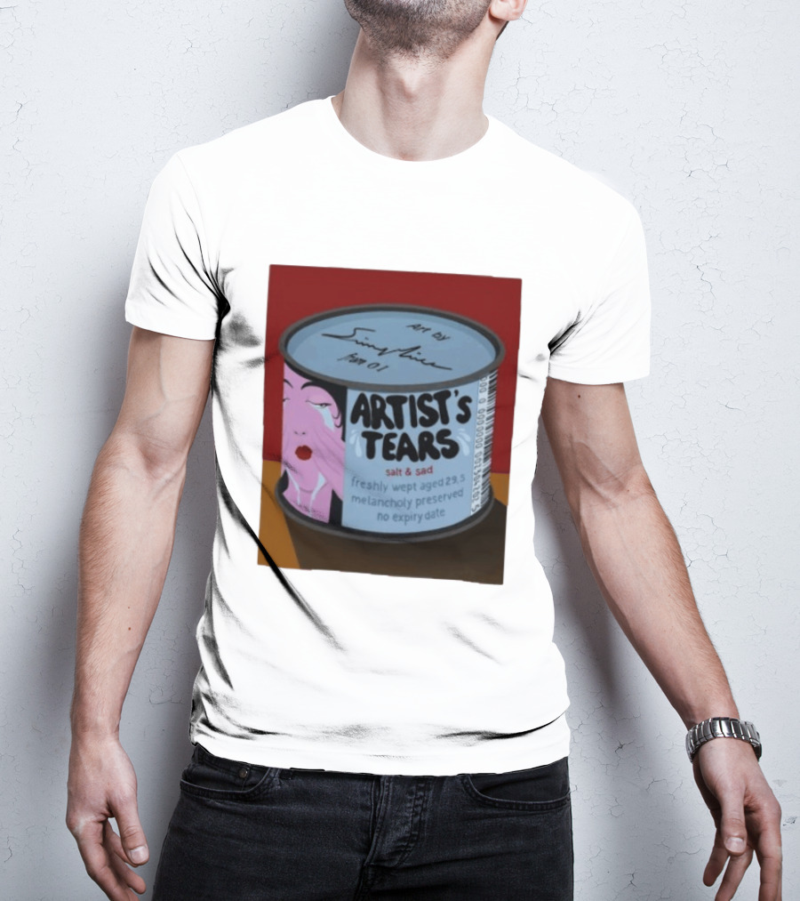 Artist's Tears Salt And Sad Freshly Wept Aged 29.5 Melancholy Preserved No Expiry Date T-Shirt