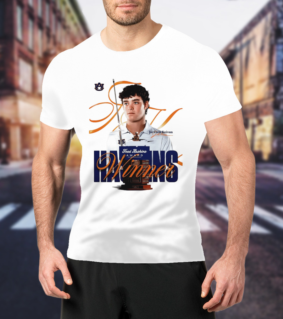 Auburn University Jackson Koivun Fred Haskins Award Winner Golf T-Shirt
