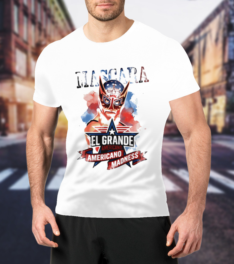 Mascara El Grande Americano Madness T-Shirt