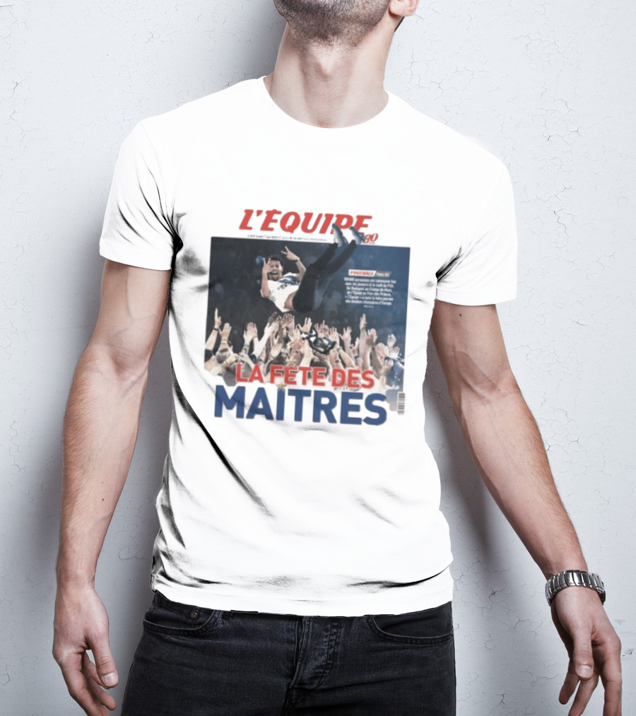 L'Equipe La Fête Des Maitres Football Joyful Celebration T-Shirt