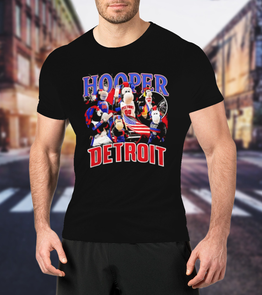 Detroit Pistons Hooper 2026 NBA Crossroads T-Shirt
