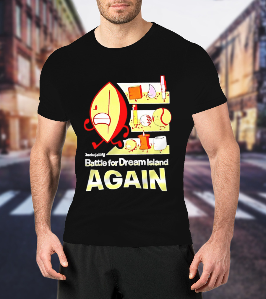 Battle For Dream Island Again Leafy BFDI Characters T-Shirt