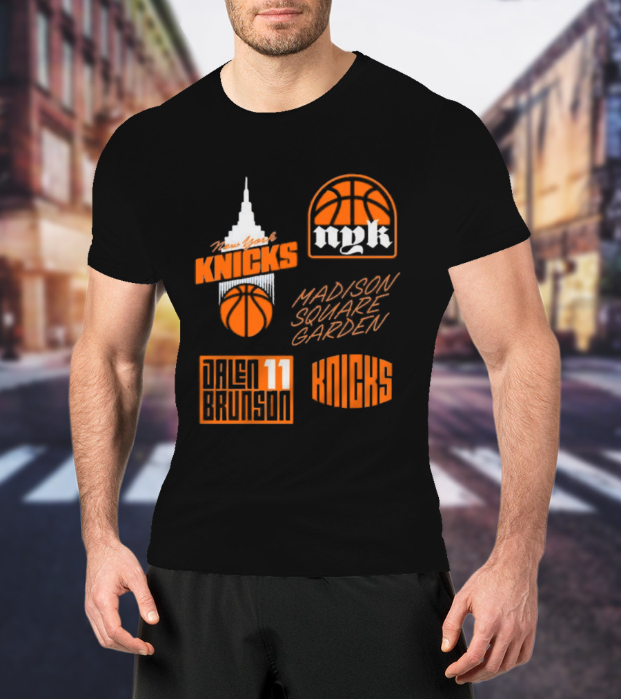 New York Knicks Jalen Brunson MSG NYK 11 Madison Square Garden T-Shirt