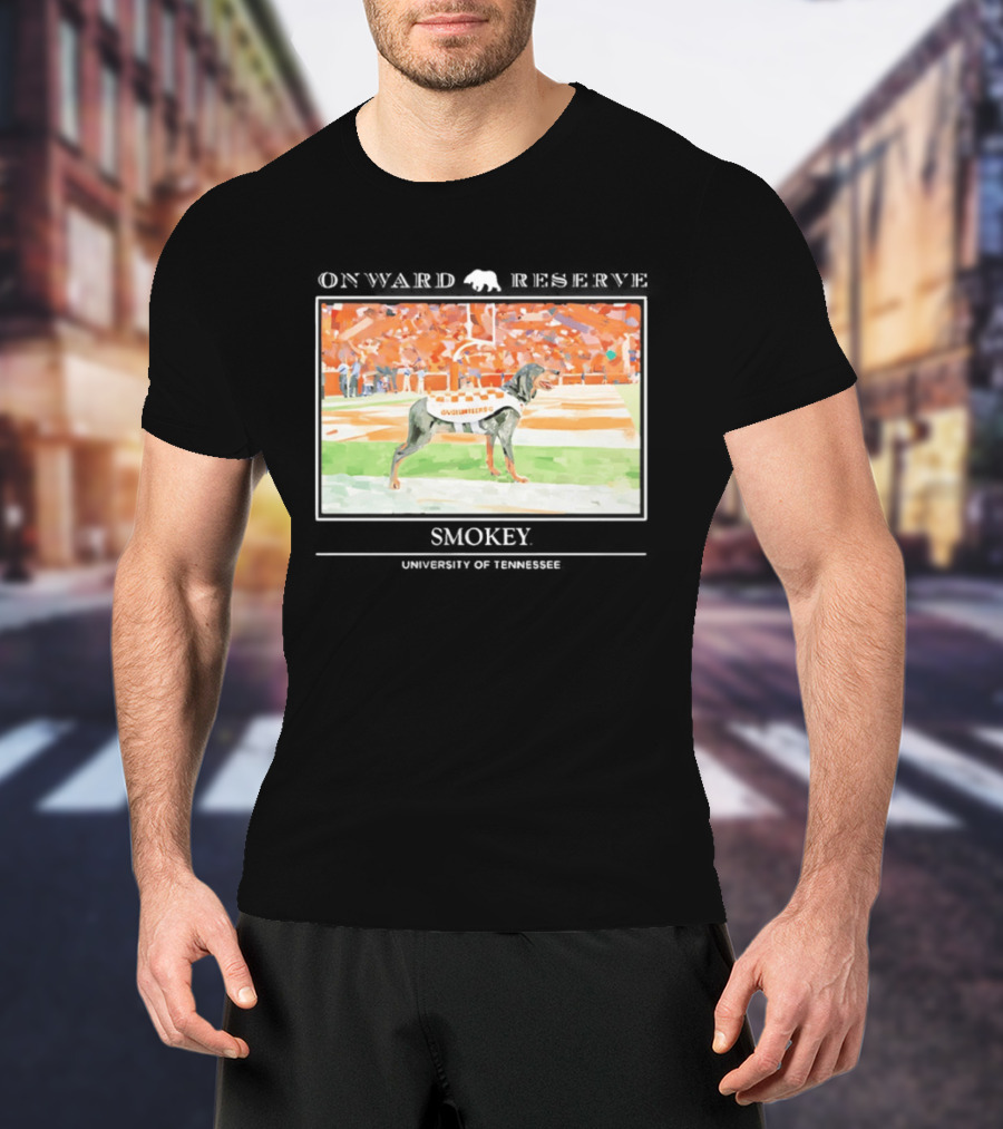 Onward Reserve Smokey University Of Tennessee Volunteers Football Stadium T-Shirt