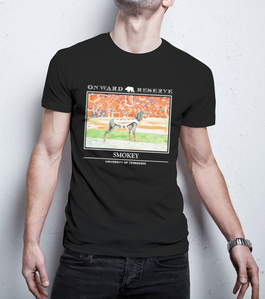 Onward Reserve Smokey University Of Tennessee Volunteers Football Stadium T-Shirt