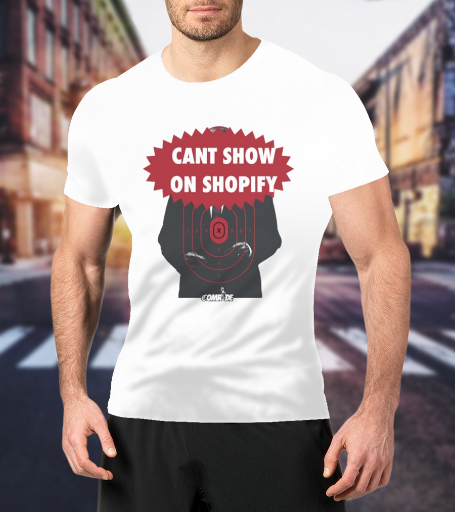 Cant Show On Shopify Target Practice X Comrade T-Shirt