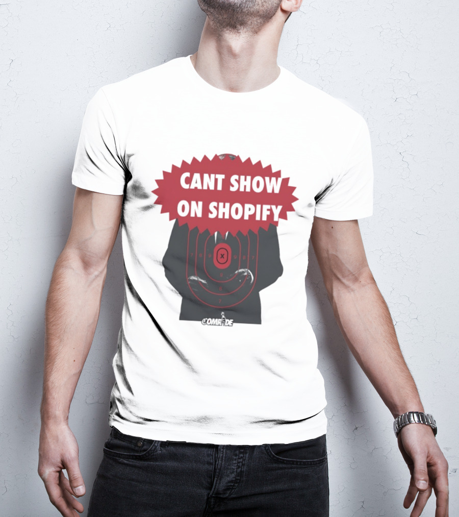 Cant Show On Shopify Target Practice X Comrade T-Shirt