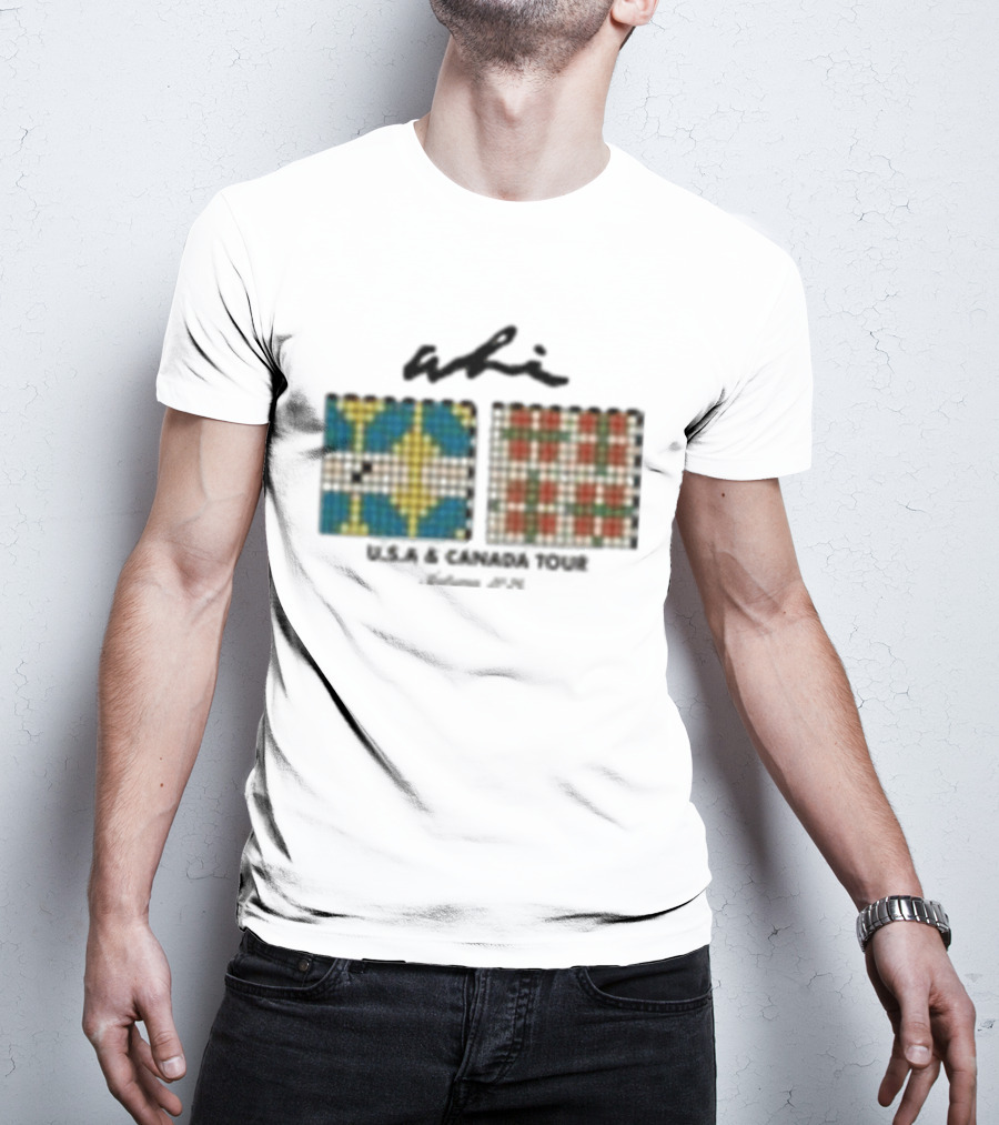 Ali USA Canada Tour Radio Tiles Mosaic T-Shirt