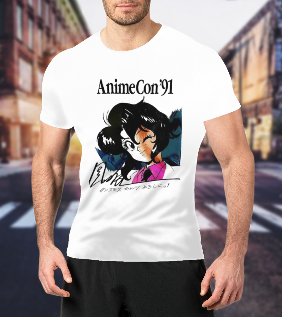 Anime Con '91 Character With Autograph And Japanese T-Shirt