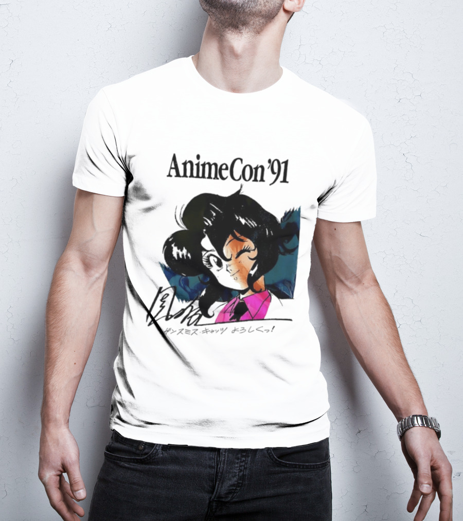 Anime Con '91 Character With Autograph And Japanese T-Shirt