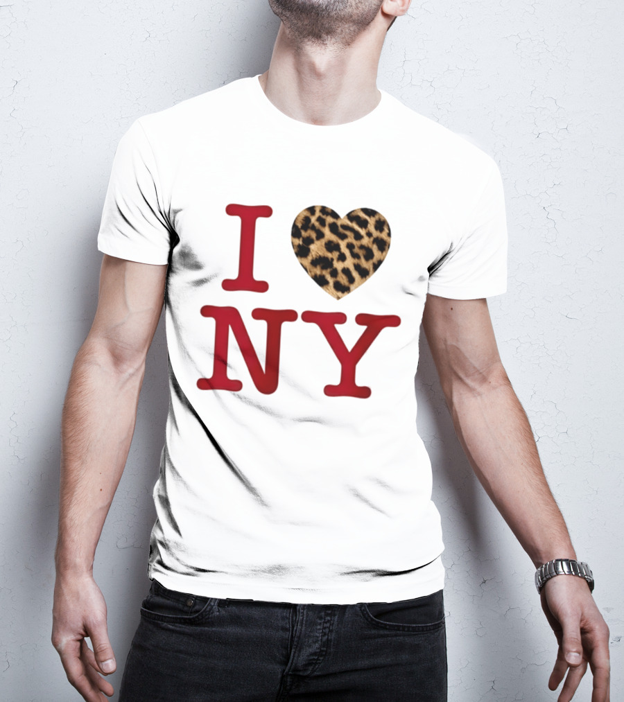 Latto Crave I Heart NY Leopard T-Shirt