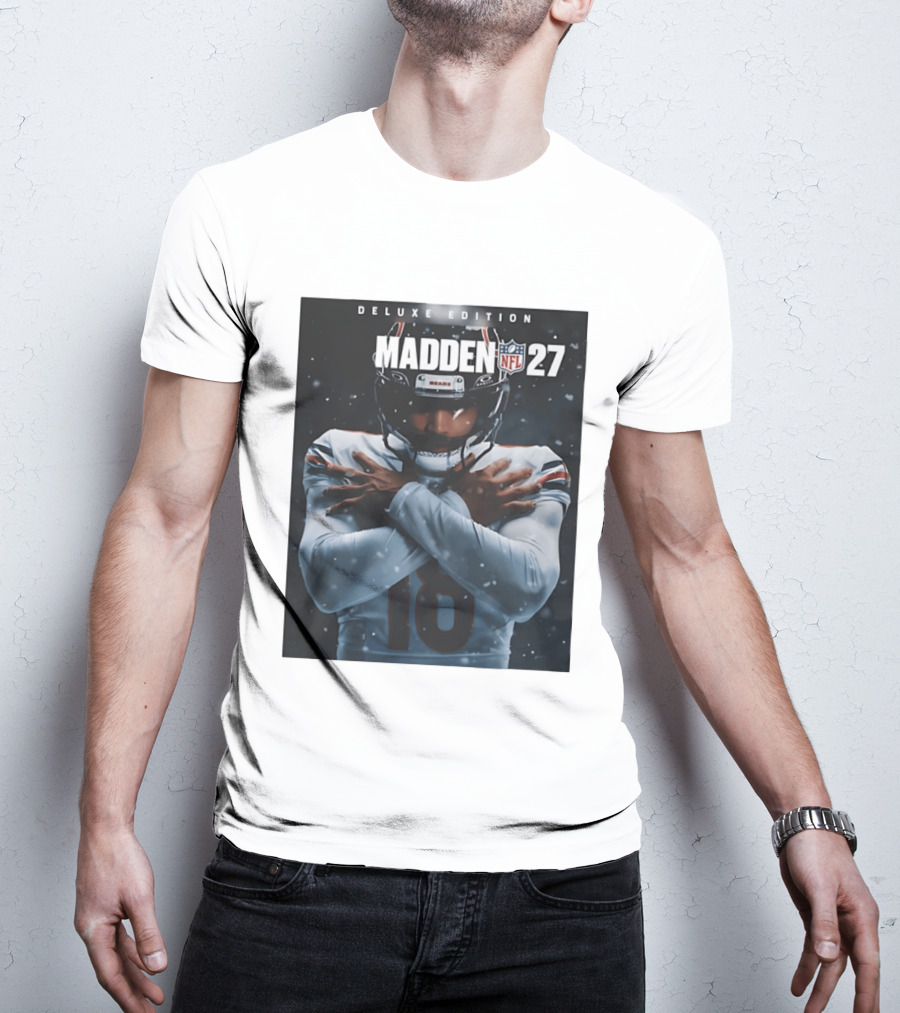 Madden NFL 27 Deluxe Edition Caleb Williams Bears 18 T-Shirt