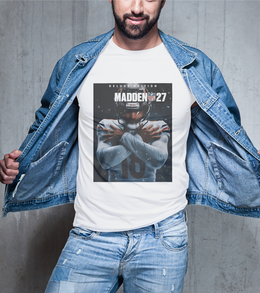 Madden NFL 27 Deluxe Edition Caleb Williams Bears 18 T-Shirt