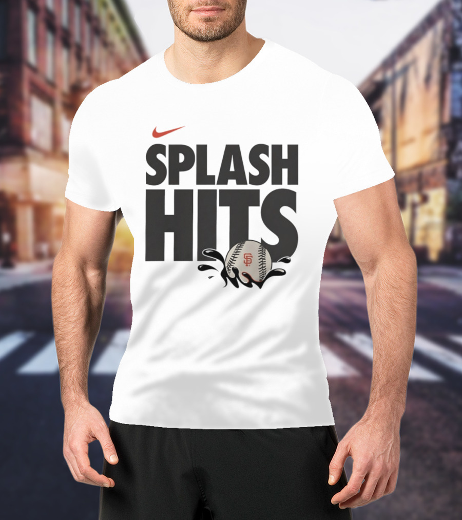 Nike San Francisco Giants Splash Hits Baseball T-Shirt