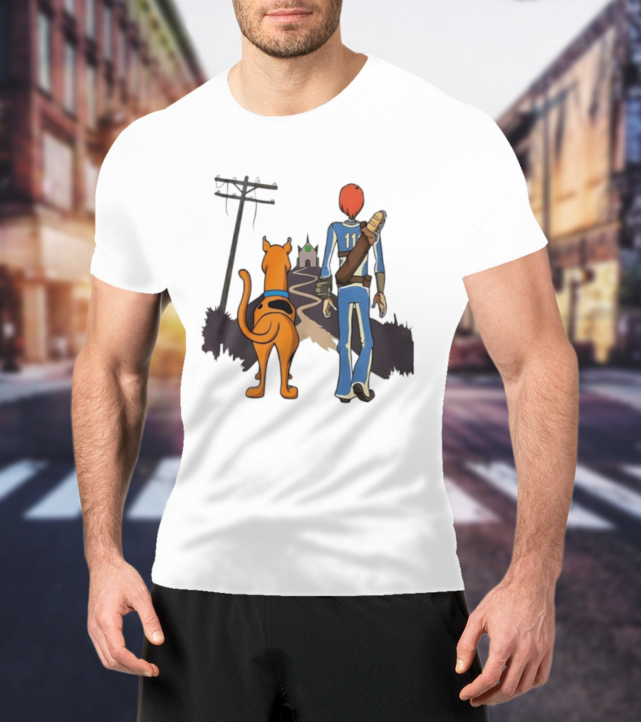 Scooby Doo Shaggy Rogers Fallout Vault Dweller Adventure T-Shirt