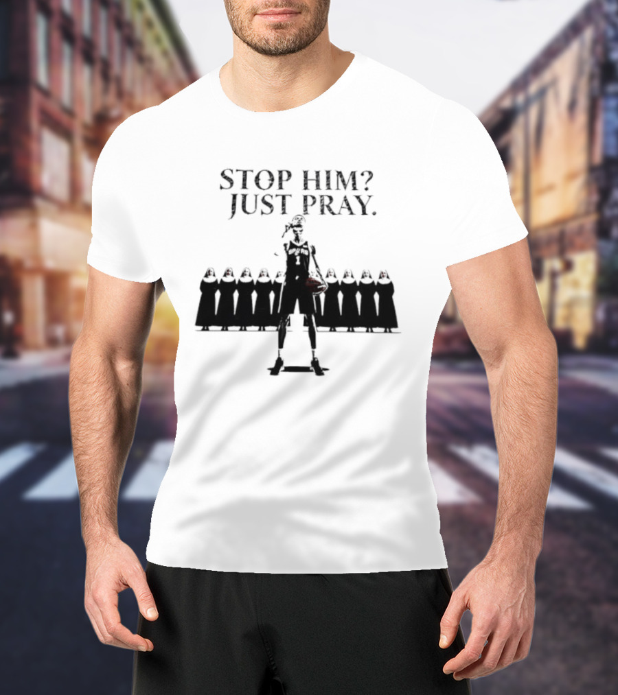 Victor Wembanyama San Antonio Spurs NBA Stop Him Just Pray T-Shirt