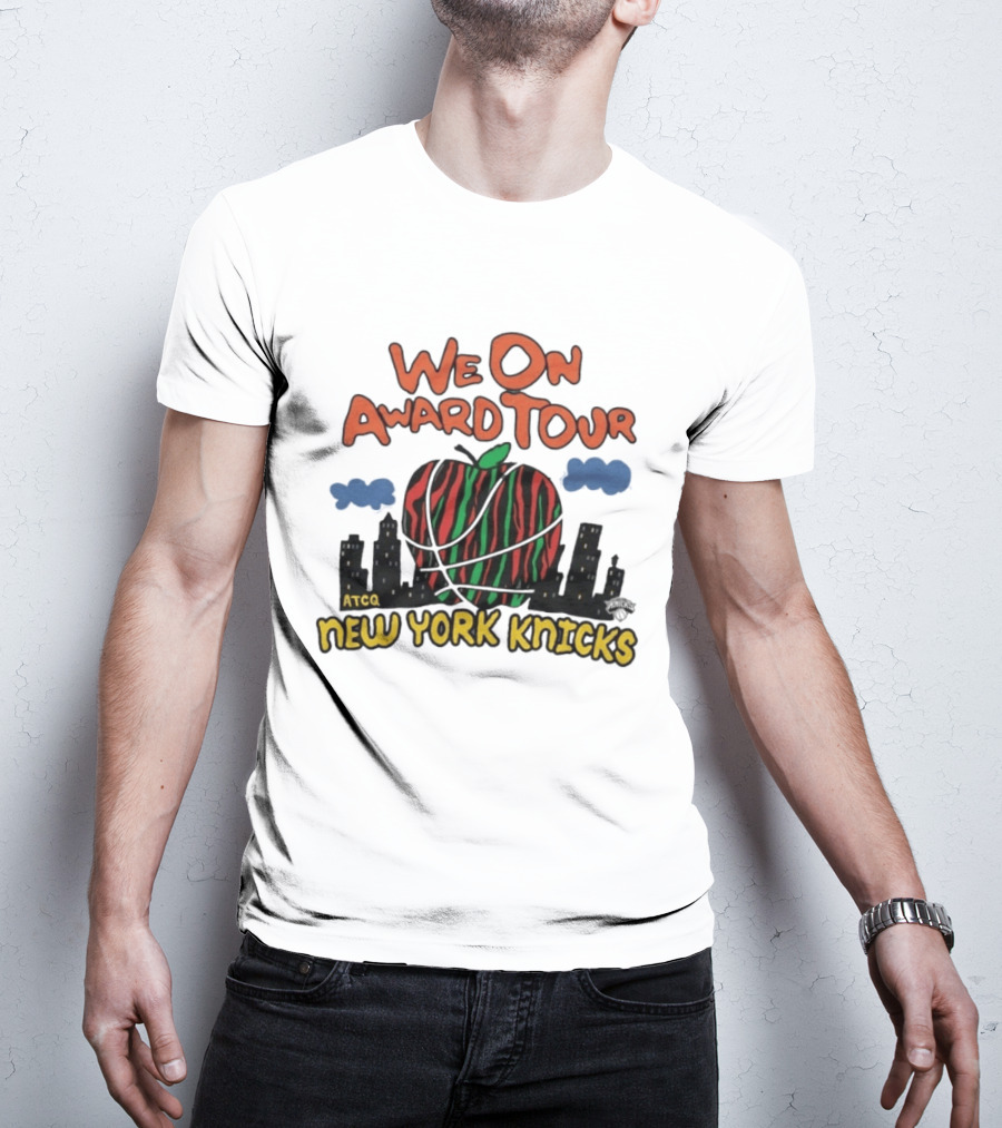 We On Award Tour ATCQ New York Knicks Apple Basketball NBA Team T-Shirt
