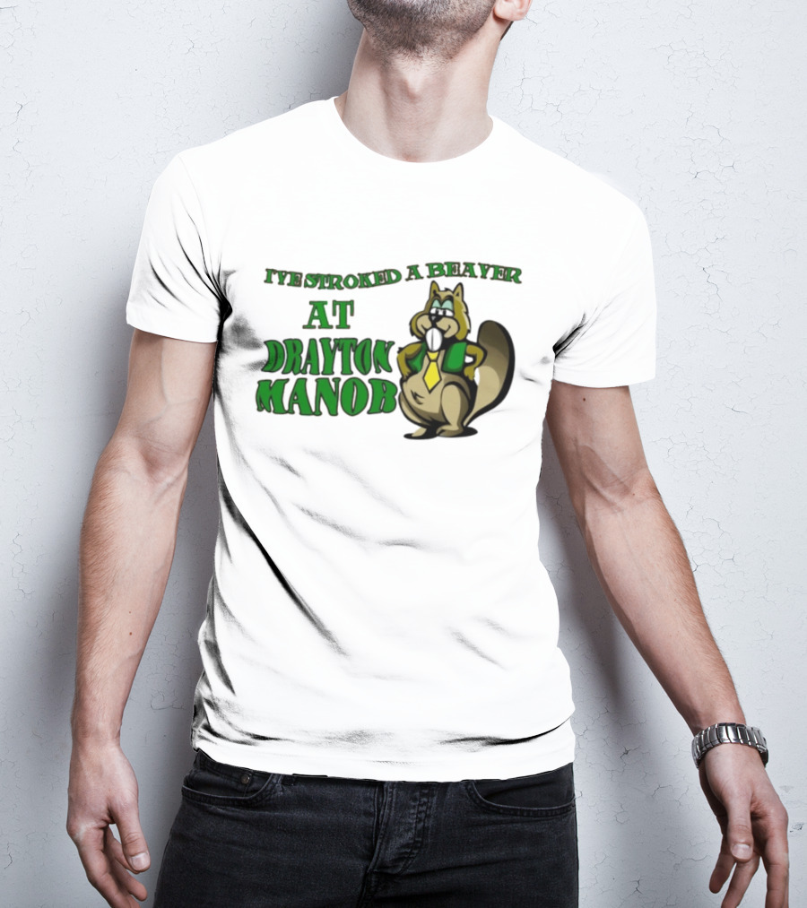 I've Stroked A Beaver At Drayton Manor Cartoon T-Shirt
