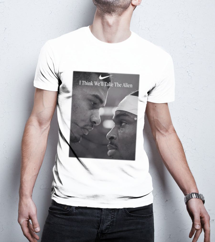 I Think We'll Take The Alien NBA Basketball Victor Wembanyama T-Shirt