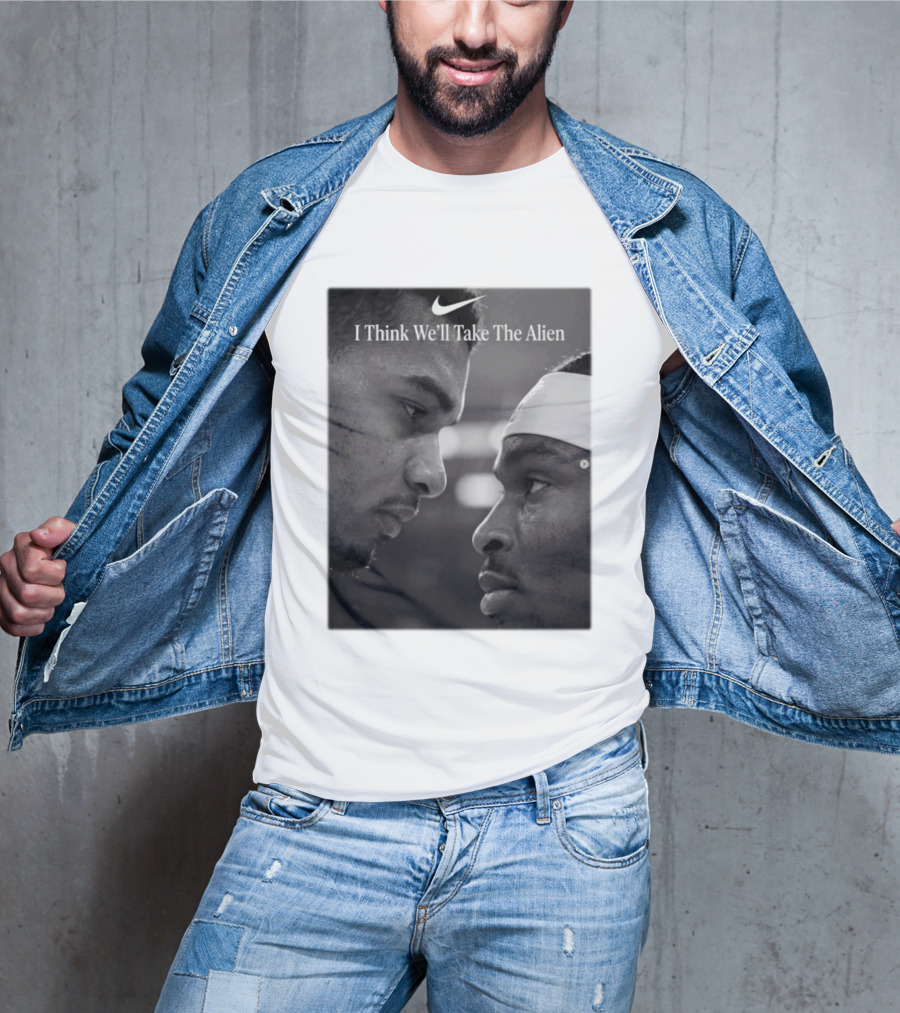 I Think We'll Take The Alien NBA Basketball Victor Wembanyama T-Shirt