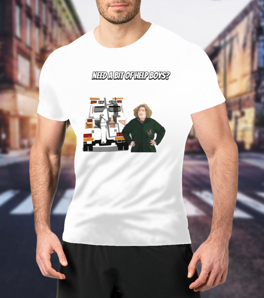 NEED A BIT OF HELP BOYS Paddy Tow Truck Raymond Stantz T-Shirt
